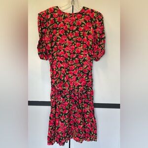Vintage 80’s Jane Singer Floral Dress